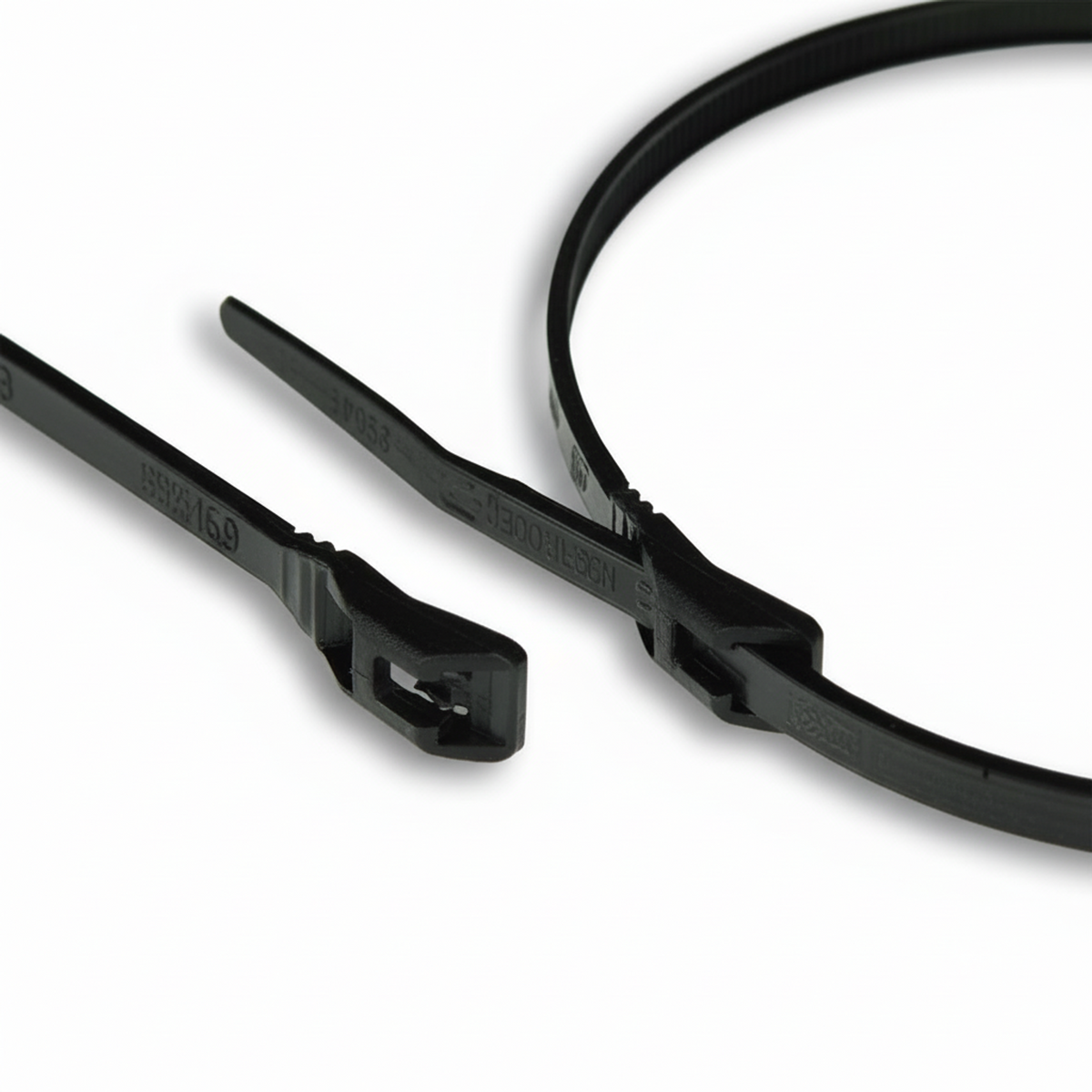 14" 120lb Blue Low Profile/In-Line Cable Ties 100/bag Part #LP14-120-6C