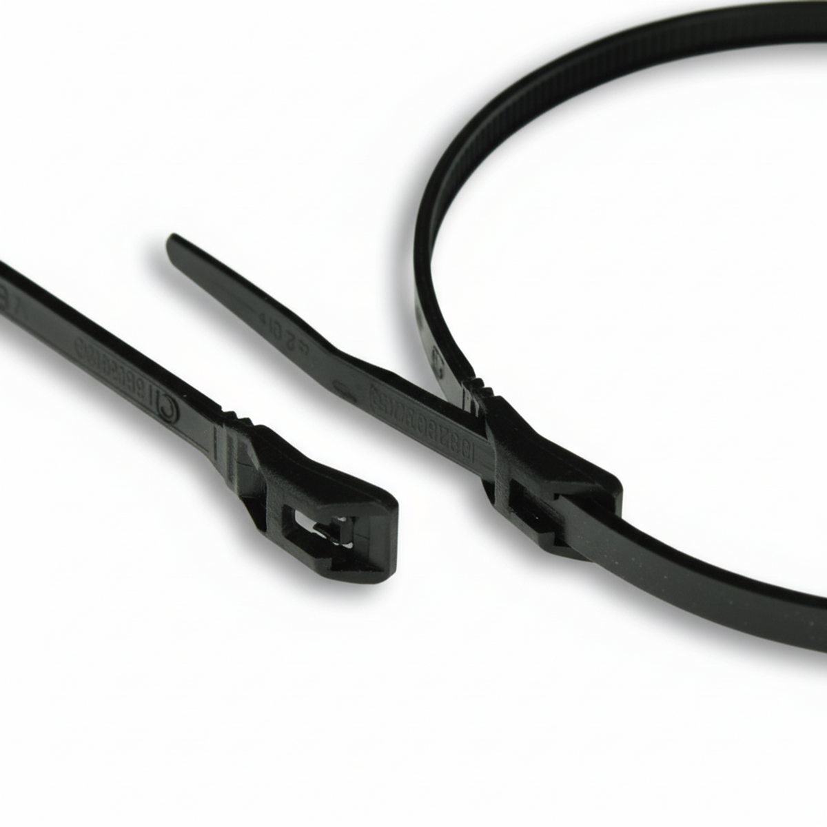 14" 120lb Green Low Profile/In-Line Cable Ties 100/bag Part #LP14-120-5C