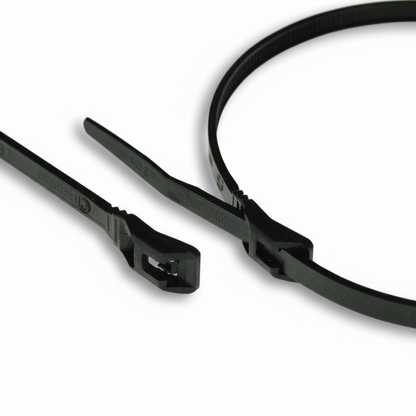 14" 120lb Green Low Profile/In-Line Cable Ties 100/bag Part #LP14-120-5C