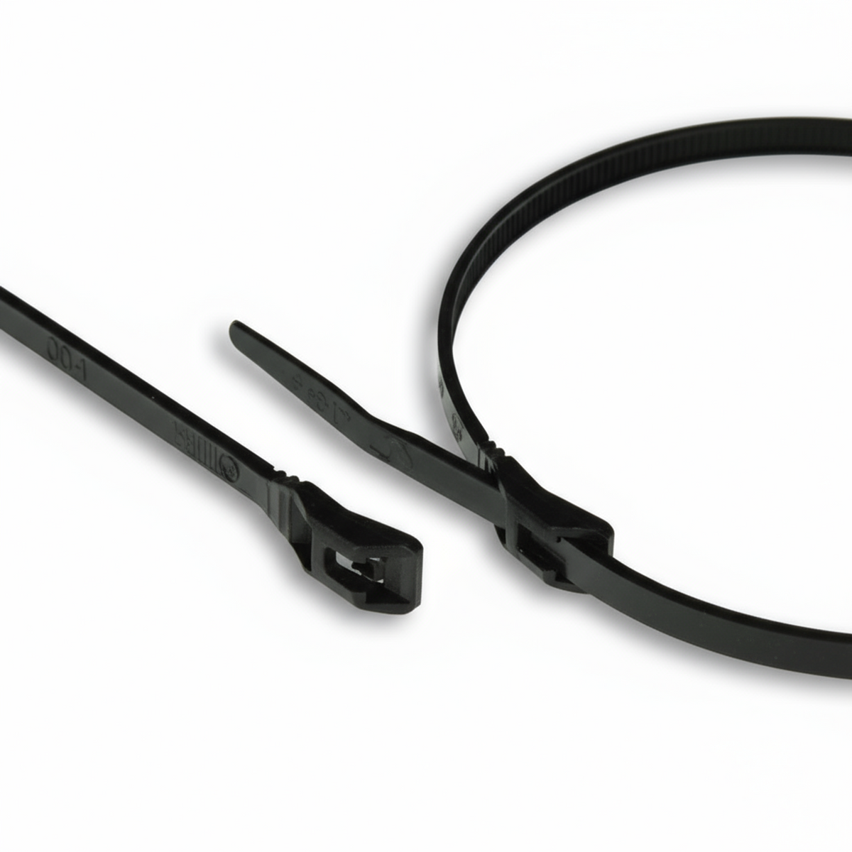 11" 50lb Natural Low Profile/In-Line Cable Ties 100/bag Part #LP11-50-9C