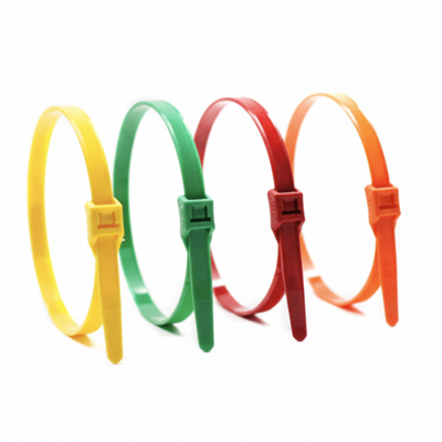 14" 120lb Orange Low Profile/In-Line Cable Ties 100/bag Part #LP14-120-14C