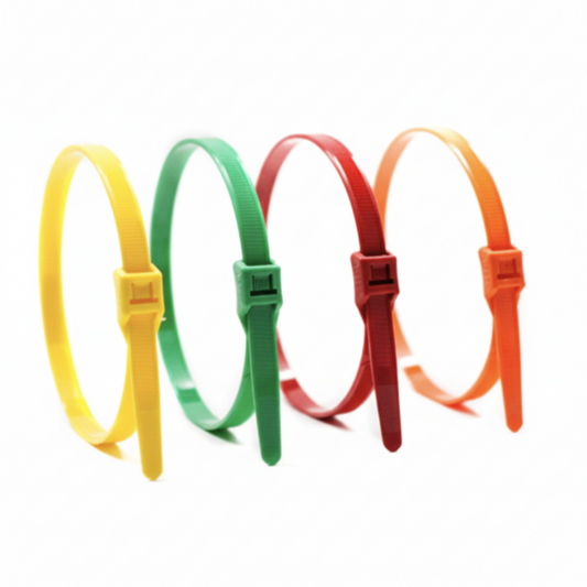 14" 120lb Light Blue Low Profile/In-Line Cable Ties 100/bag Part #LP14-120-LightBlue-C