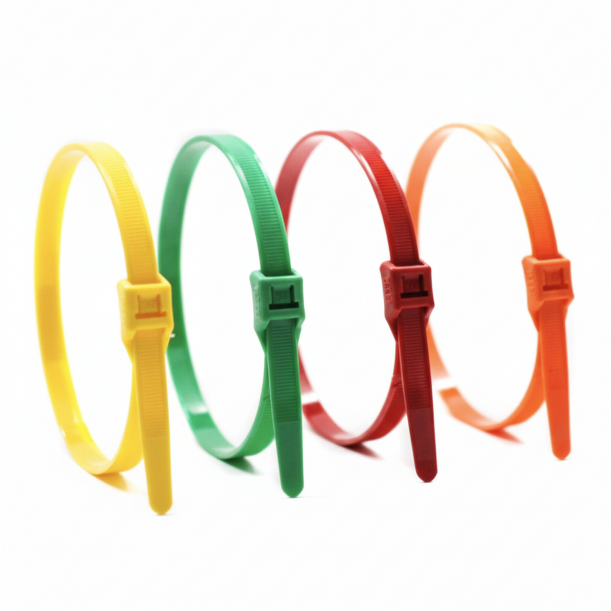 14" 120lb Pink Low Profile/In-Line Cable Ties 100/bag Part #LP14-120-12C