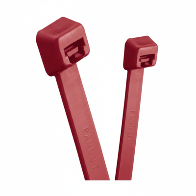 Panduit 4" 18lb. Maroon Halar Pan-Ty® Locking Cable Ties 100/bag Part # PLT1M-C702Y