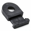 HellermannTyton MB20M4 Cable Tie Anchor Mount, .81" x .49", .193" Hole Dia, .18" Max Tie Width, PA66, Black, 1000/pkg