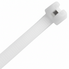 11" Natural Metal Tooth Cable Tie 100/bag Part # MT11-50-9C