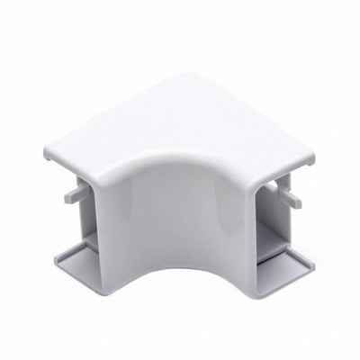 HellermannTyton TSRP3W-33-1 Internal Corner Cover, 1-3/4", 1" Bend Radius, PVC, White, 10/bag