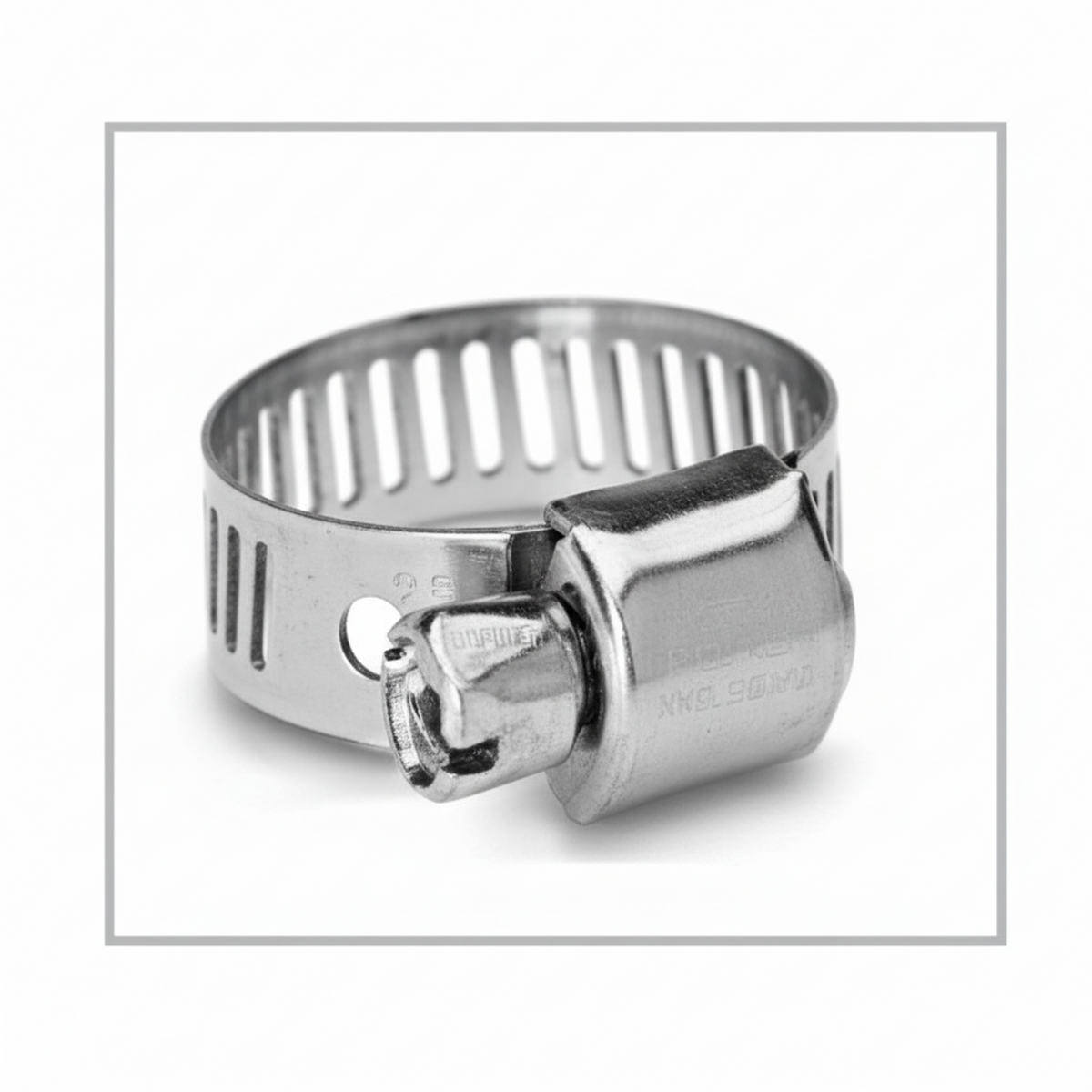 #4MP Stainless Steel Hose Clamp w/ Zinc Plated Screw 10/box