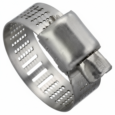 #6MP Stainless Steel Hose Clamp w/ Zinc Plated Screw 10/box