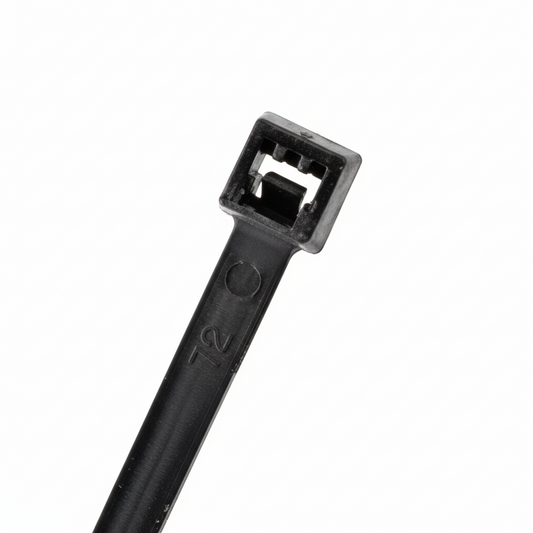 4" 18lb UV Black Cable Ties 1000/bag Part # M4-18-0M