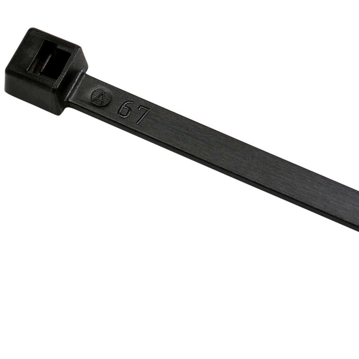 7.87" 18lb UV Black Cable Ties 100/bag Part # M8-18-0C