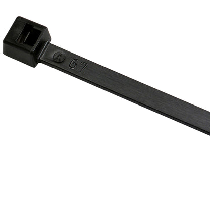 7.87" 18lb UV Black Cable Ties 100/bag Part # M8-18-0C