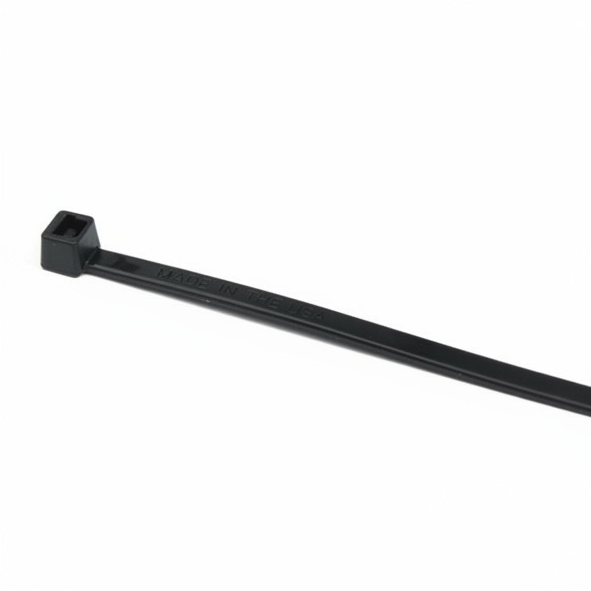 7.87" 18lb UV Black Cable Ties 100/bag Part # M8-18-0C