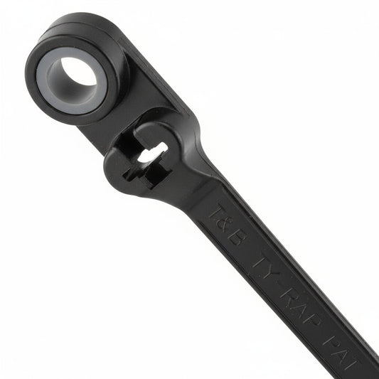 Thomas & Betts TY5354MX 14" 50lb UV Black with #10 Mounting Hole 100/Bag