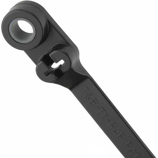 Thomas & Betts TY35MX 8" 50lb UV Black with #10 Mounting Hole 1000/Bag