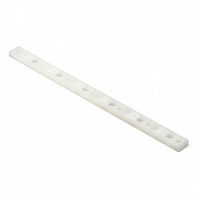 HellermannTyton MP1M3.NN3P Cable Tie Mounting Plates, .50'' x 1.75'', T18-T50 Cable Ties, #6 (M3) Screw, PA66, Natural, 100/pk
