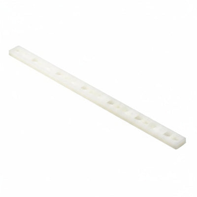 HellermannTyton MP4M5.NN3P Cable Tie Mounting Plates, .50'' x 5.50'', T18-T50 Cable Ties, #10 (M5) Screw, PA66, Natural, 100/pk