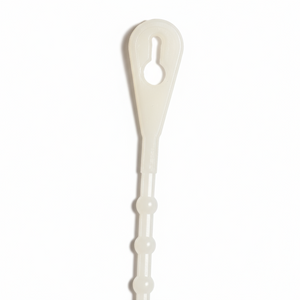 11" 75lb Natural Beaded Cable Ties 1,000/bag Part # Bead-11-75-9M