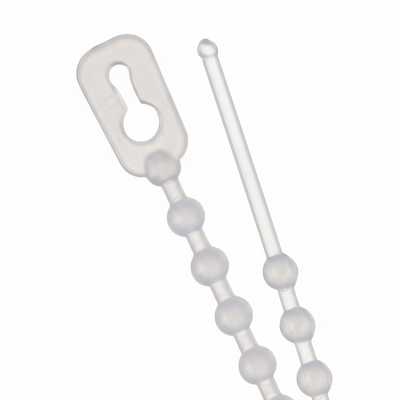 14" 75lb UV Natural Beaded Cable Ties 250/bag Part # Bead-14-75-9H