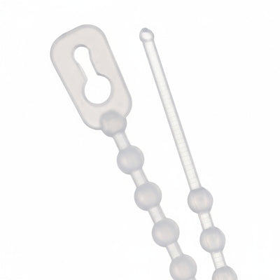 5" 40lb Natural Beaded Cable Ties 1,000/bag Part # Bead-5-40-9M