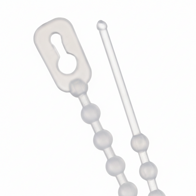 4" 40lb Natural Beaded Cable Ties 1,000/bag Part # Bead-4-40-9M