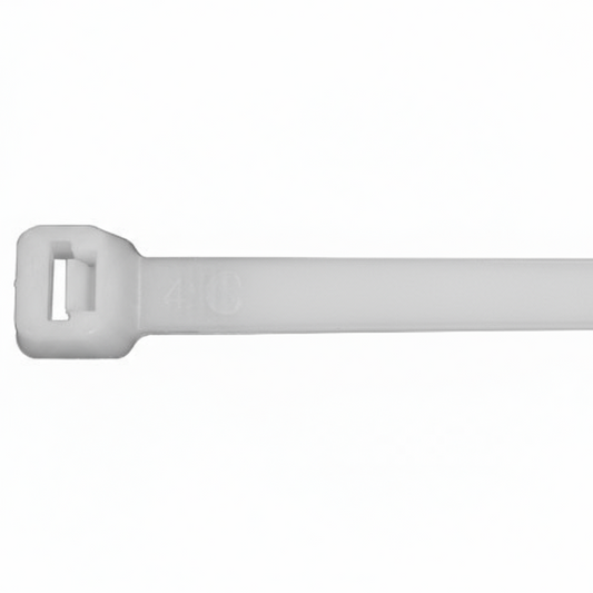 11.81" 50lb Natural Cable Ties 1000/bag Part # S11-50-9M