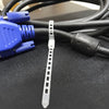 7" 40lb Natural Ladder Style Nylon Cable Ties 1000/bag Part #Ladder7-40-9M