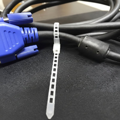 7" 40lb Natural Ladder Style Nylon Cable Ties 1000/bag Part #Ladder7-40-9M