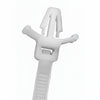 5" 40lb Natural Push Mount Cable Ties With Wings 100/bag Part # PM5-40-9C-WW