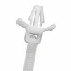 7.5" 50lb Natural Push Mount Cable Ties With Wings 100/bag Part #PM7.5-50-9C-WW