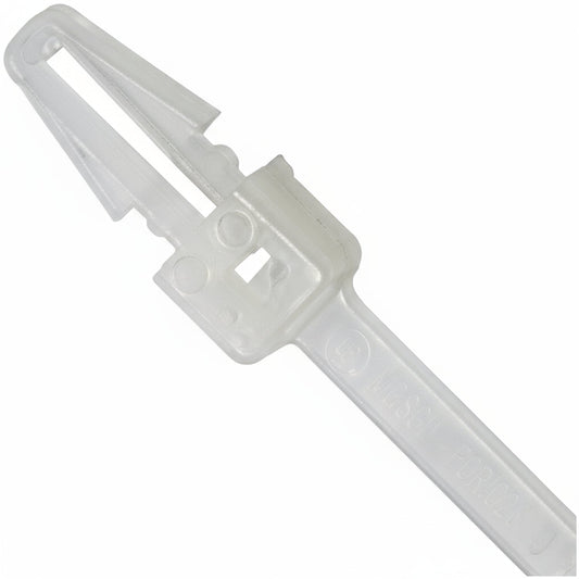 8" 50lb Natural Push Mount Cable Ties 100/bag Part # PM8-50-9C-NW