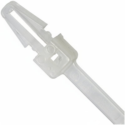 8" 50lb Natural Push Mount Cable Ties 100/bag Part # PM8-50-9C-NW