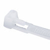 6" 50lb Natural Trigger Releasable Cable Ties 100/bag Part #RT6-50-9C-.30
