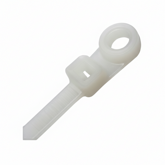 14" 120lb Natural Mounting Head Cable Ties 100/bag Part #SM14-120-9C