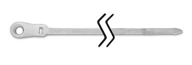 SM4-18-9C 4" 18lb Natural Screw Mount Cable Tie