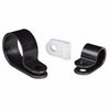 HellermannTyton 211-60059 P-Clamp, 0.39" Wide, 0.37'' Max Bundle Dia, 0.17'' Mounting Hole Dia, PA66, Natural, 1000/pkg