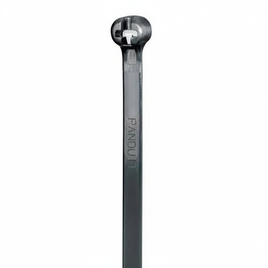 Panduit 15" 120lb Black UV Weather Resistant Dome-Top Barb Ty Cable Ties 50/bag, Part #BT4LH-L0