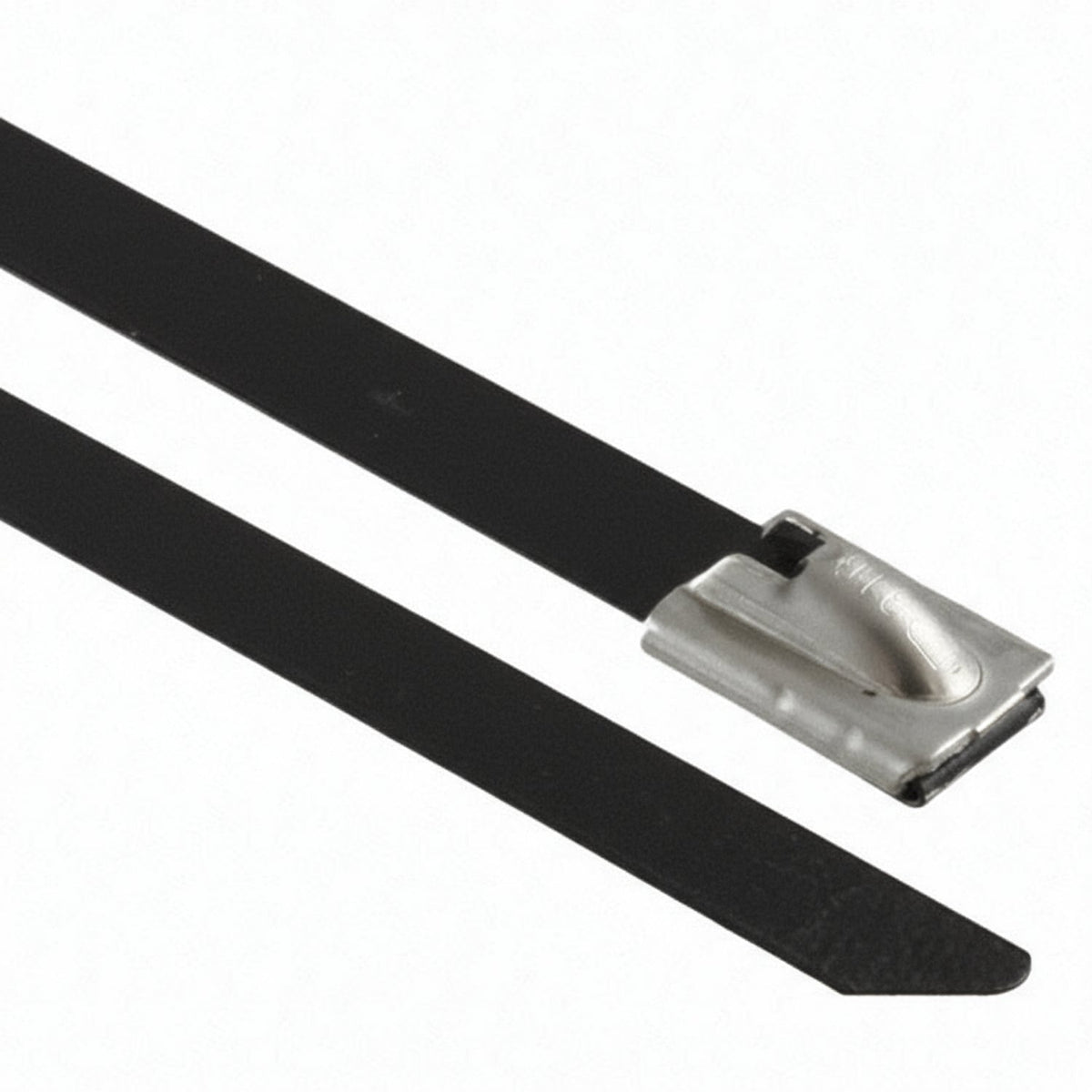 Panduit 14" 250lb Fully Coated White Polyester 316 Pan-Steel Stainless Steel Cable Ties 50/bag Part #MLTFC4H-LP316WH