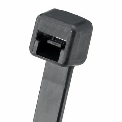 Panduit 6" 50lb. Black UV Weather Resistant Pan-Ty® Locking Cable Ties 1000/bag Part # PLT1.5S-M0