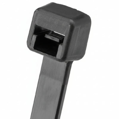 Panduit 3" 8lb. Black UV Weather Resistant Pan-Ty® Locking Cable Ties 1000/bag Part # PLT.6SM-M0