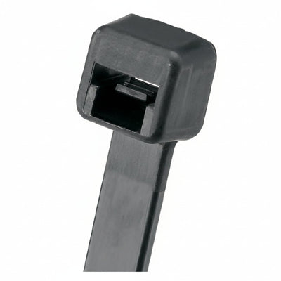 Pan-Ty® PLT3H-TL0 11.4"L, 120lb Cable Tie, Black, UV PA6.6,