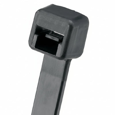 Panduit 3" 8lb. Black UV Weather Resistant Pan-Ty® Locking Cable Ties 100/bag Part # PLT.6SM-C0