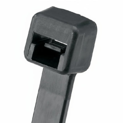 Panduit 6" 40lb. Black UV Heat Stabilized Pan-Ty® Locking Cable Ties 1000/bag Part # PLT1.5I-M30