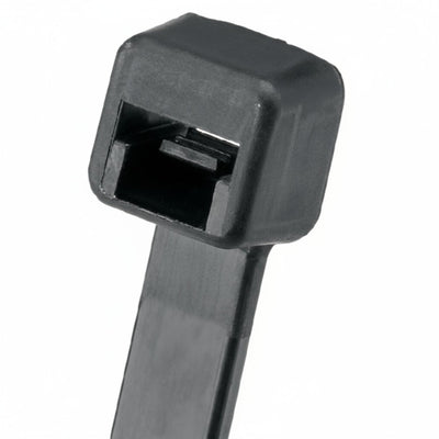 Panduit 6" 50lb. Black UV Weather Resistant Pan-Ty® Locking Cable Ties 100/bag Part # PLT1.5S-C0