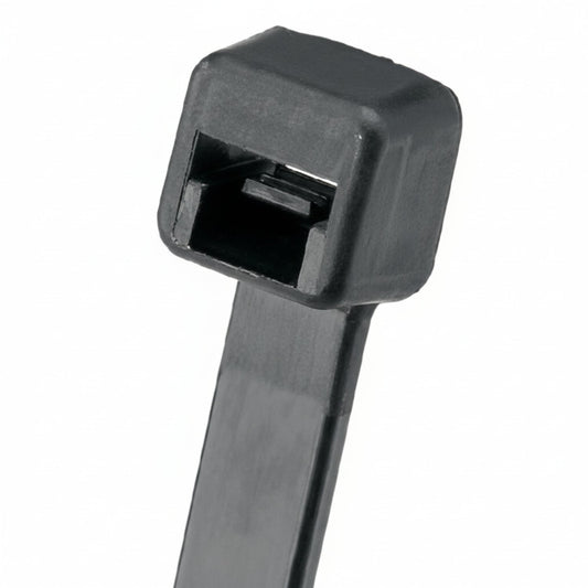 Panduit 4" 18lb. Black UV Heat Stabilized Pan-Ty® Locking Cable Ties 1000/bag Part # PLT1M-M30