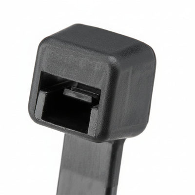 Panduit 5" 50lb. Black UV Weather Resistant Pan-Ty® Locking Cable Ties 100/bag Part # PLT1S-C0