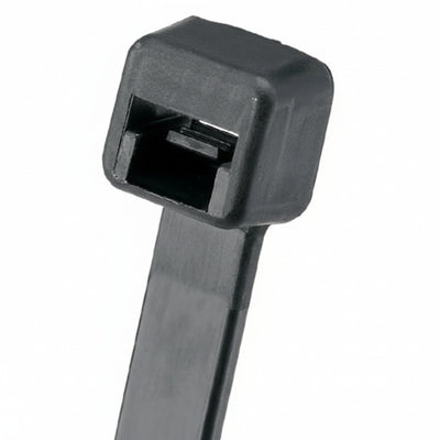 Panduit 10" 50lb. Black UV Weather Resistant Pan-Ty® Locking Cable Ties 1000/bag Part # PLT2.5S-M0