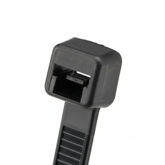 Panduit 8" 40lb. Black UV Heat Stabilized Pan-Ty® Locking Cable Ties 100/bag Part # PLT2I-C30