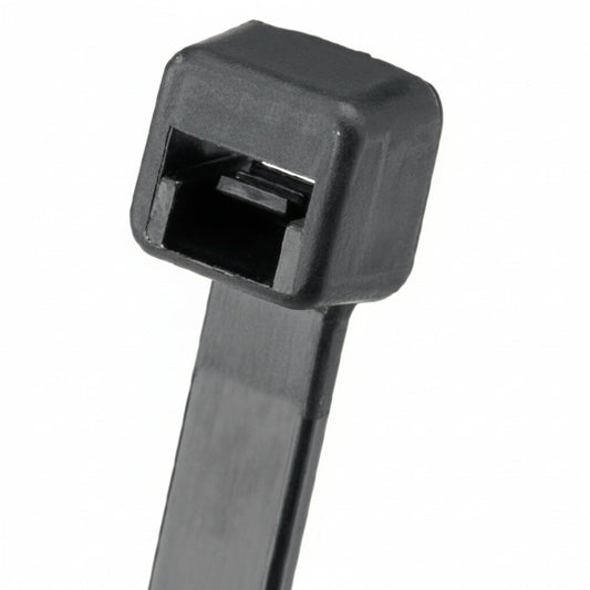 Panduit 8" 40lb. Black UV Heat Stabilized Pan-Ty® Locking Cable Ties 1000/bag Part # PLT2I-M300