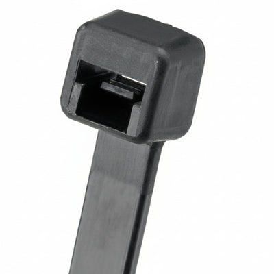 Panduit 8" 40lb. Black UV Heat Stabilized Pan-Ty® Locking Cable Ties 1000/bag Part # PLT2I-M300